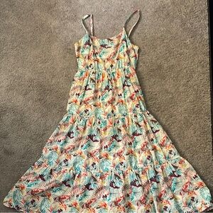 Minnie Mouse Floral Print Summer Dress